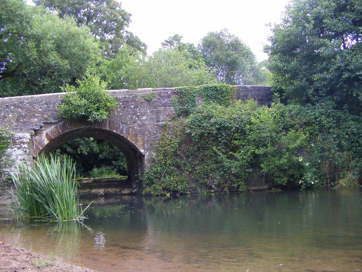 Like a bridge over tranquil water